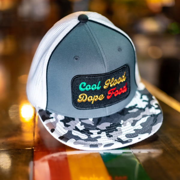 Cool Hood Dope Food Gray Camo Hat