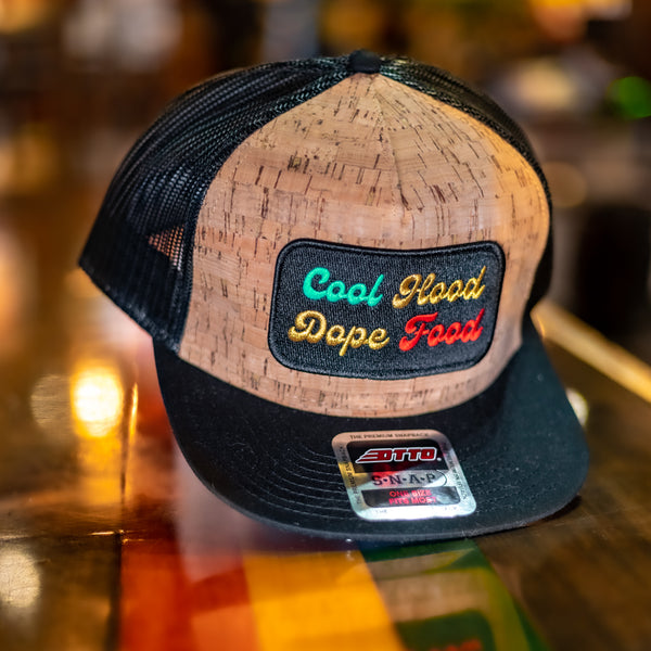 Cool Hood Dope Food Black Cork Hat
