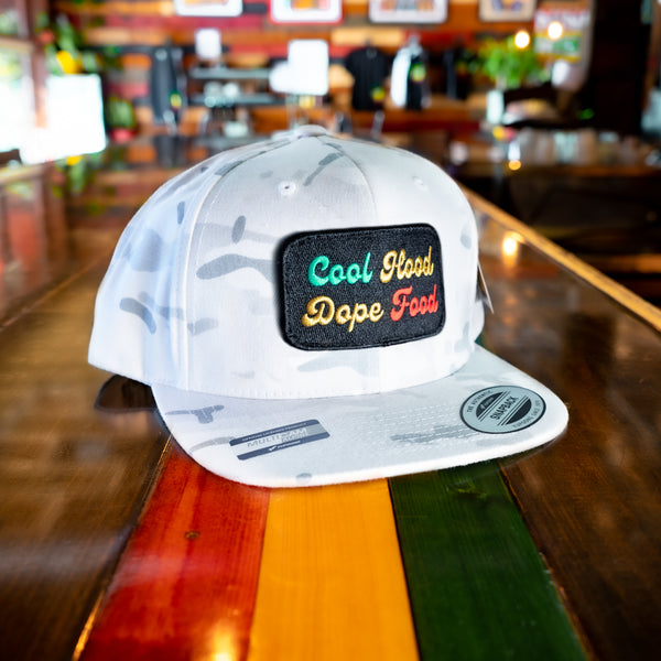 Cool Hood Dope Food Multicam & White Camo Hat